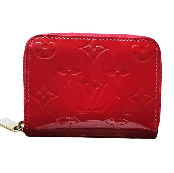 Louis Vuitton Handbags - Louis Vuitton Red Vernis Zip Coin Wallet Monogram
